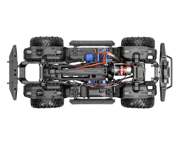 TRAXXAS TRX-4 LR Defender rot 1/10 Crawler RTR Brushed, Clipless, Combo, inkl.2s Lipo Lader, Adapter